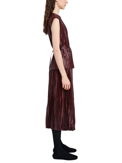 Lyra Top in Faux Leather