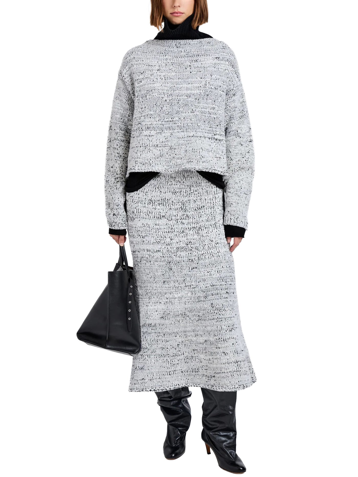 Maddox Sweater in Marled Cotton