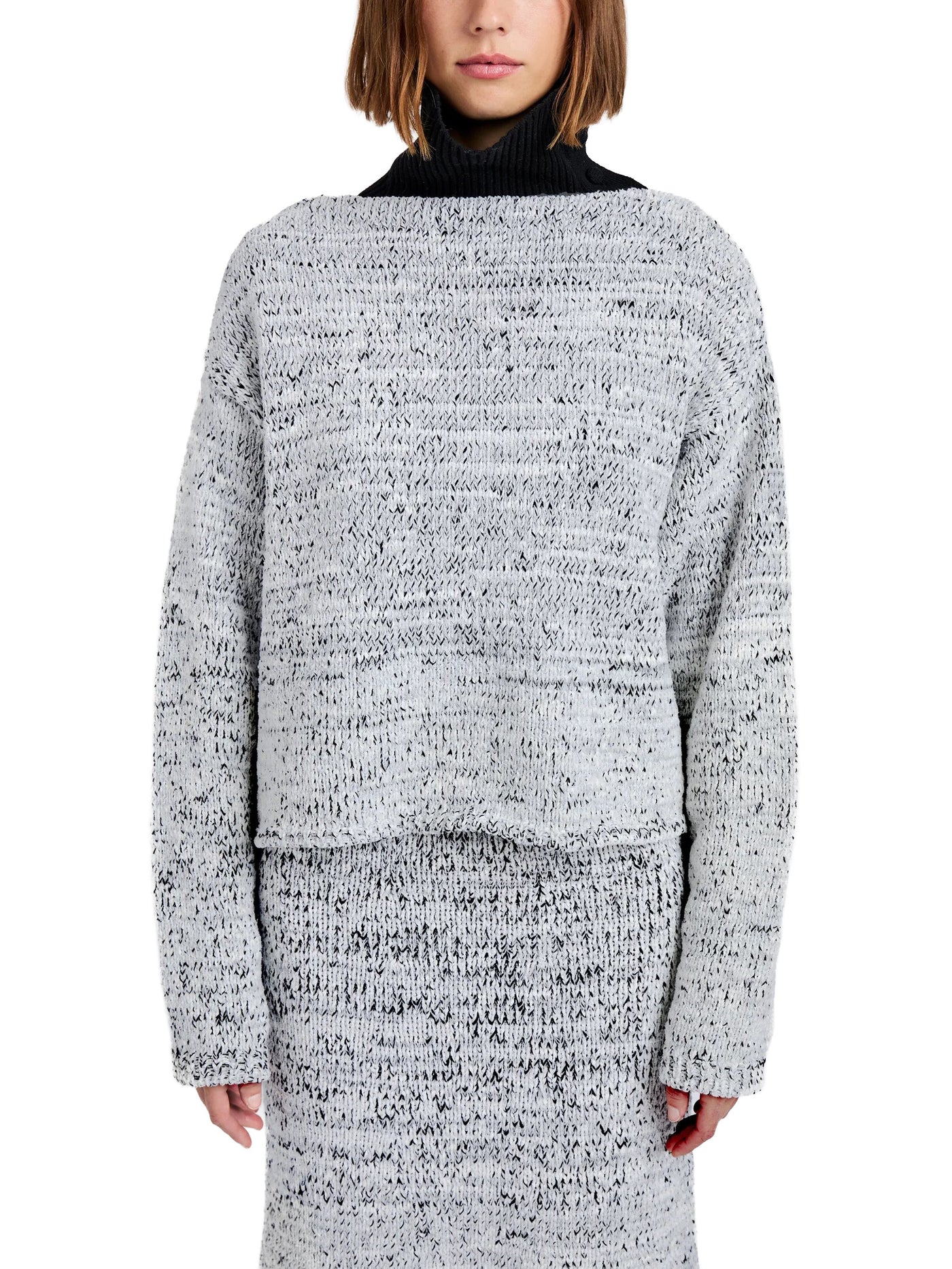 Maddox Sweater in Marled Cotton