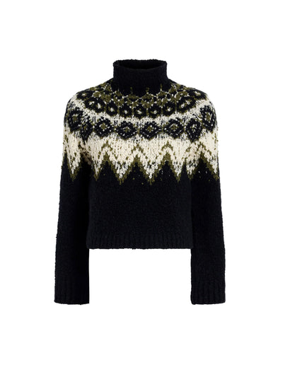 Lizzy Sweater in Textured Fairisle