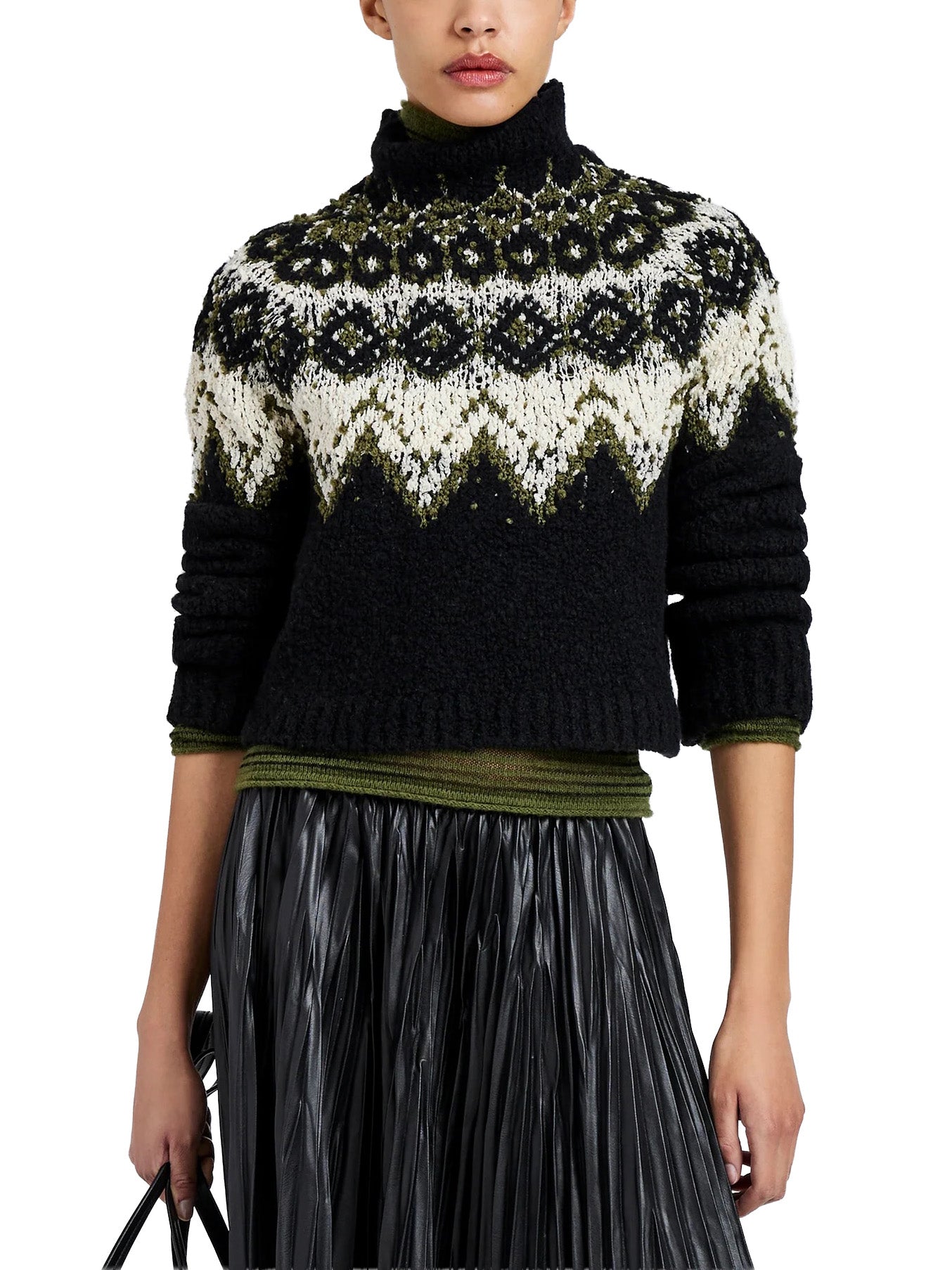 Lizzy Sweater in Textured Fairisle