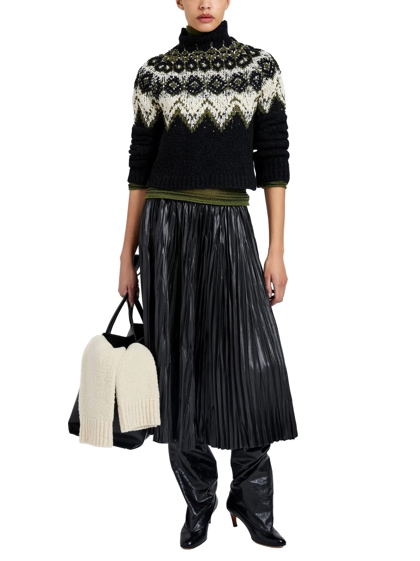 Lizzy Sweater in Textured Fairisle