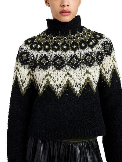 Lizzy Sweater in Textured Fairisle