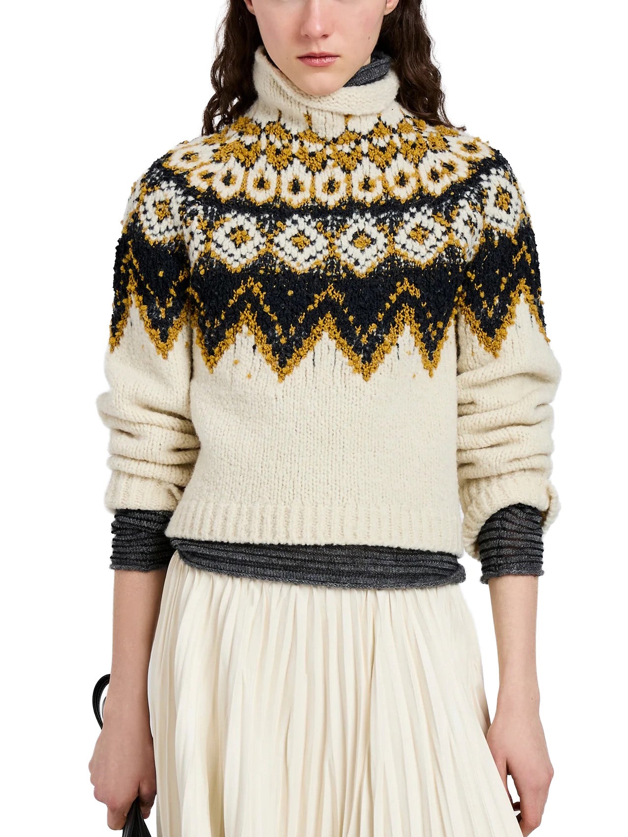 Lizzy Sweater in Cream Multi