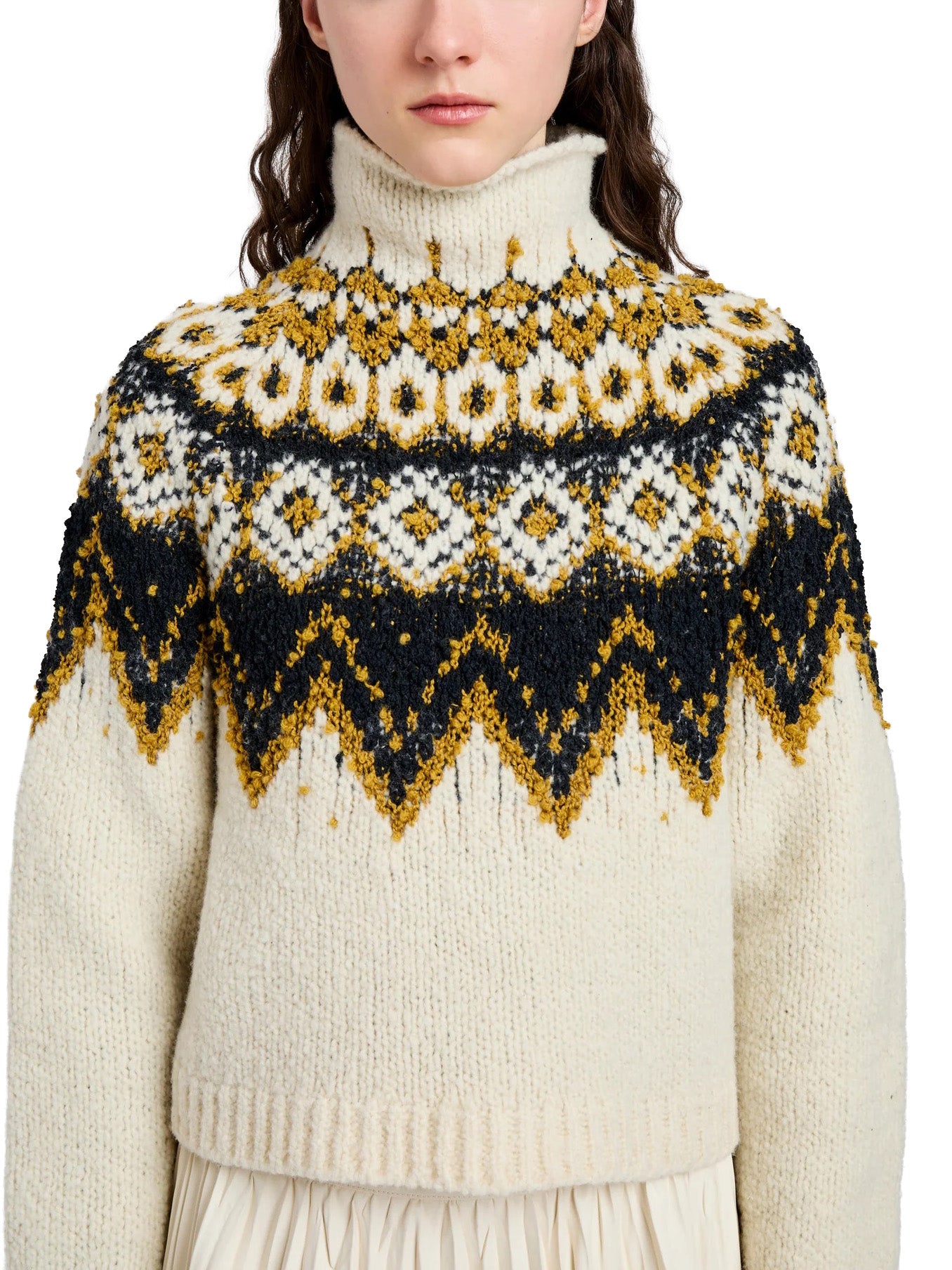 Lizzy Sweater in Cream Multi