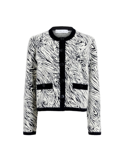 Amina Jacket in Jacquard Alpaca