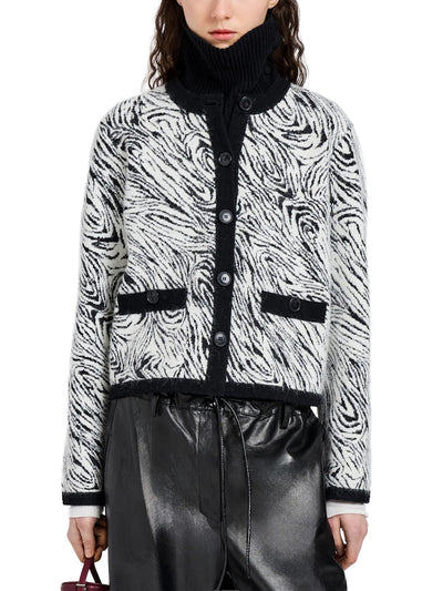 Amina Jacket in Jacquard Alpaca
