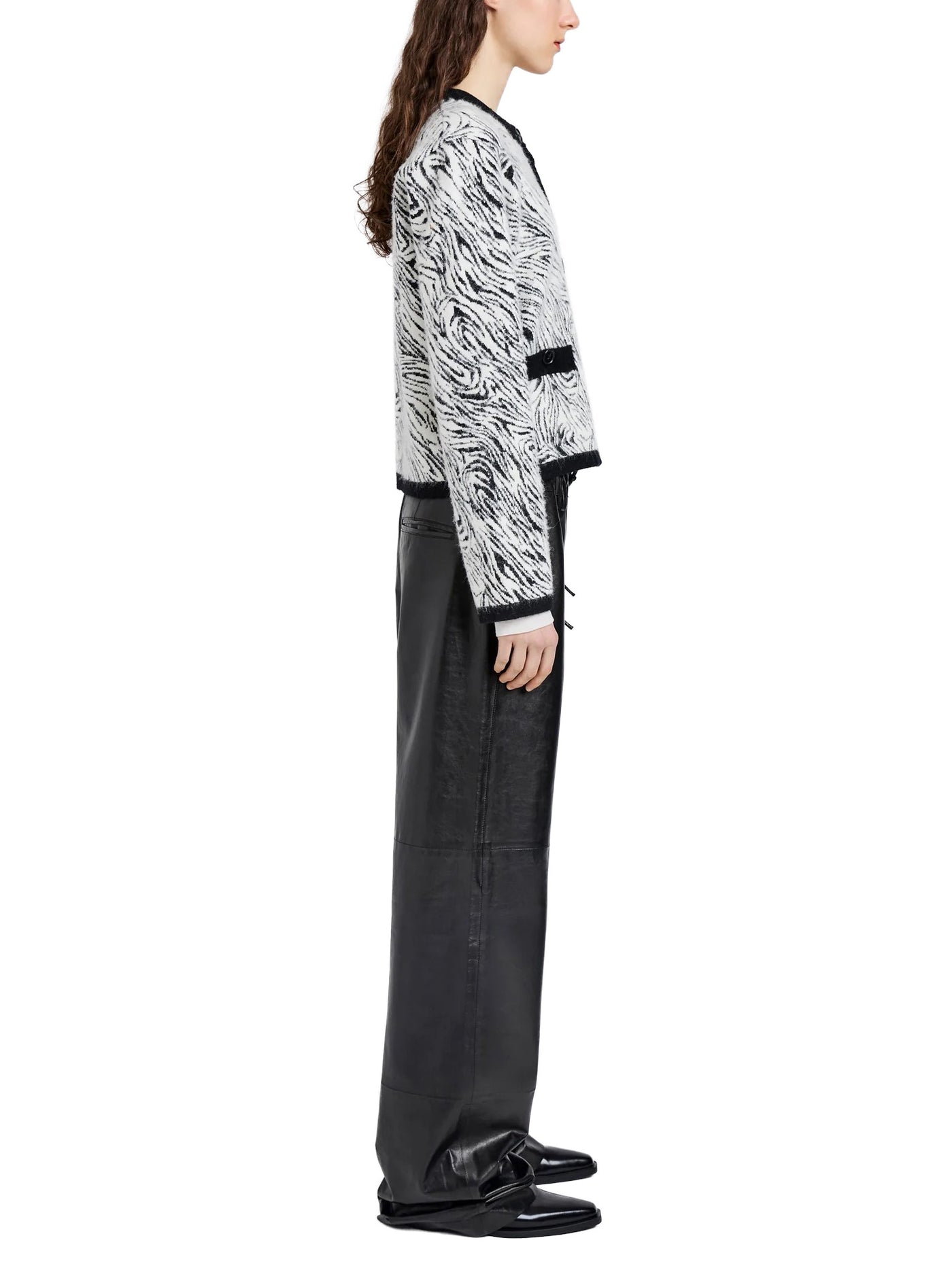Amina Jacket in Jacquard Alpaca