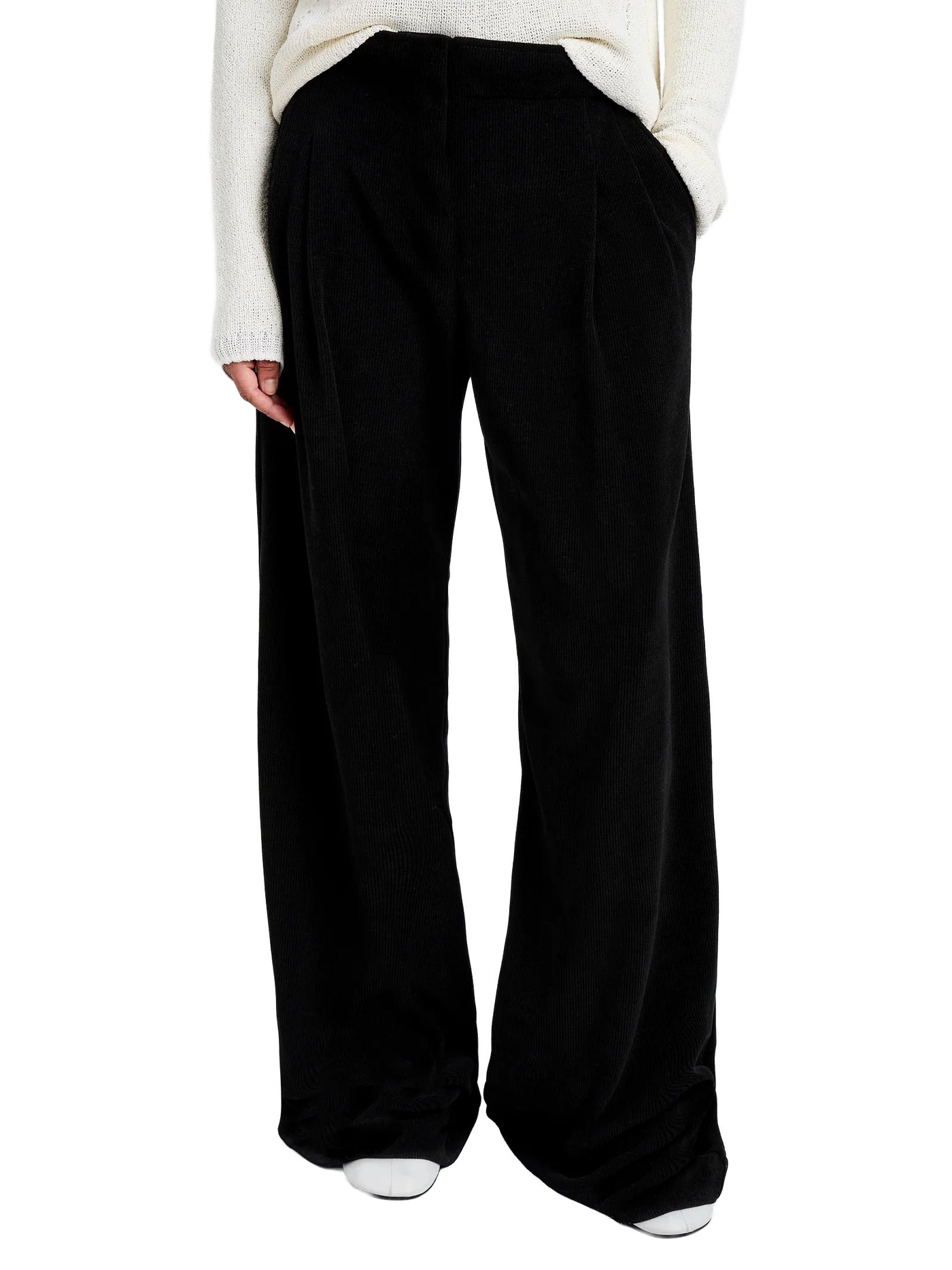 Aria Pant in Corduroy Black