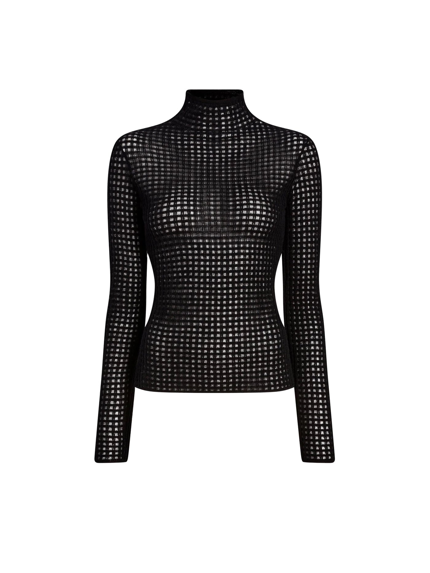 Zella Top in Check Merino