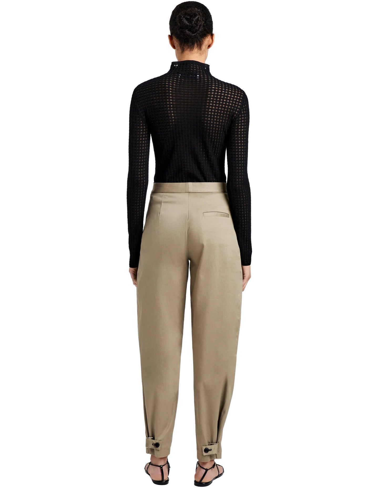 Zella Top in Check Merino