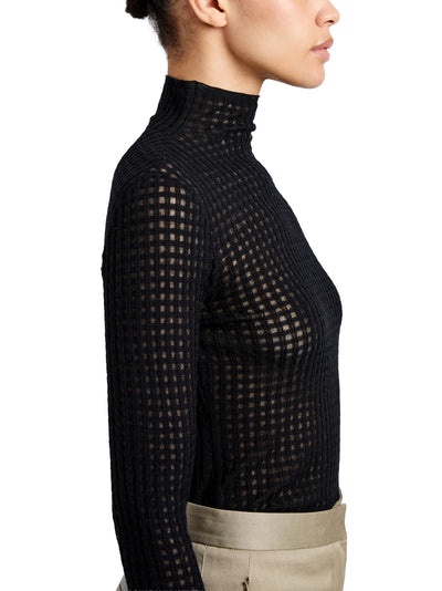 Zella Top in Check Merino