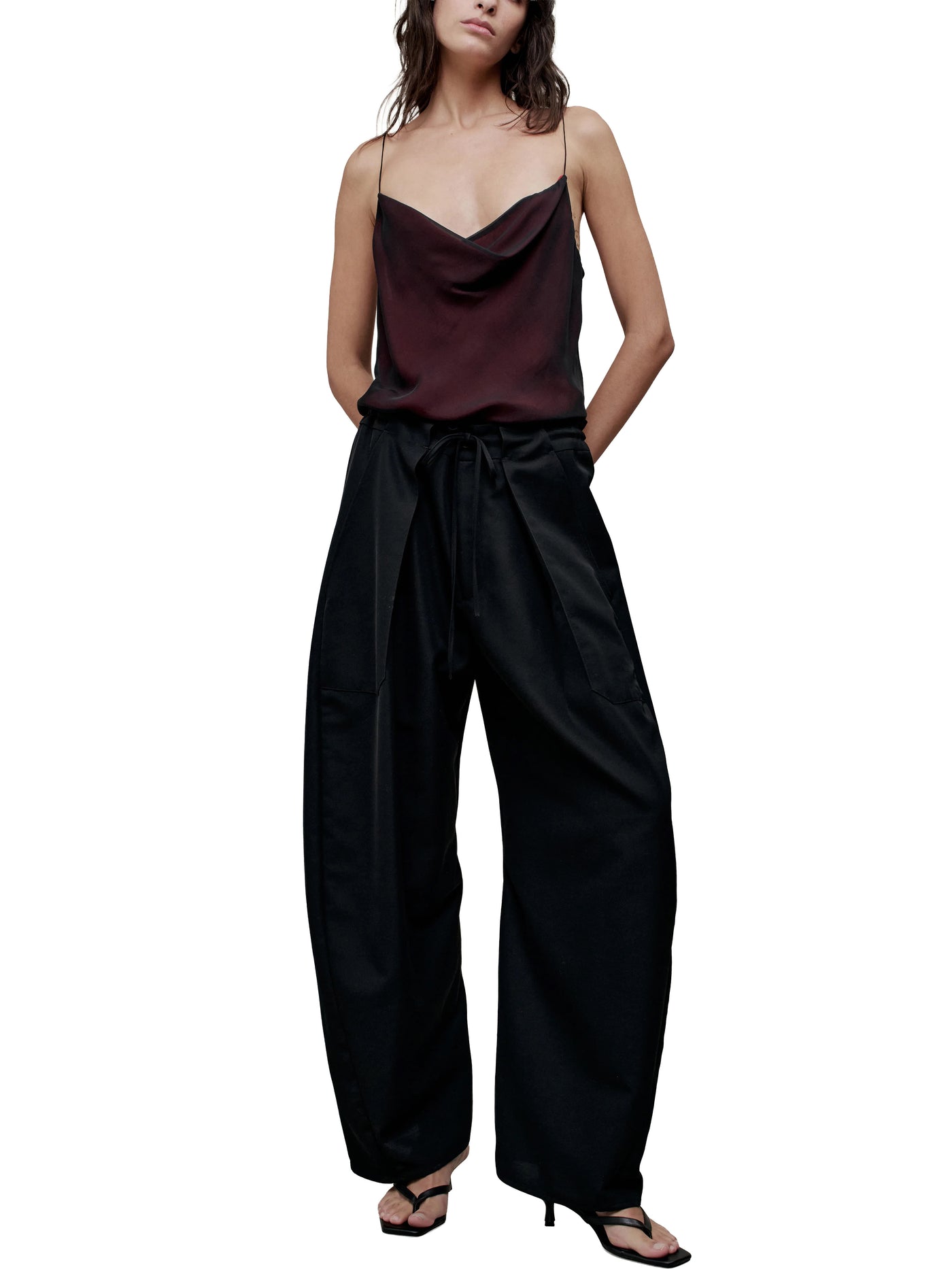 Clemence Pant in Gazar Suiting