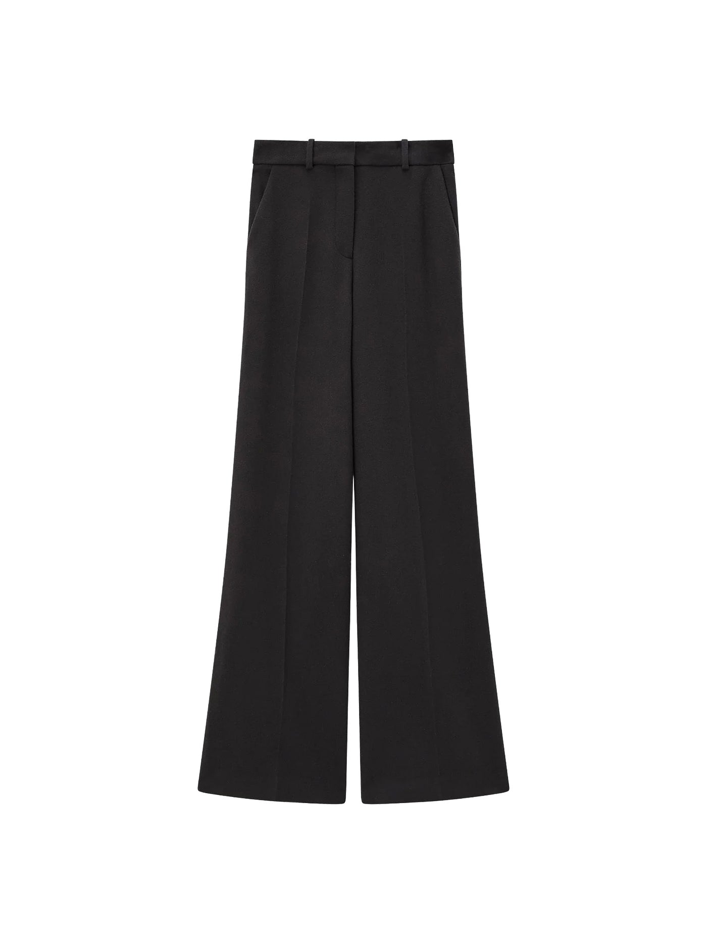 Alana Flannel Wool Trousers