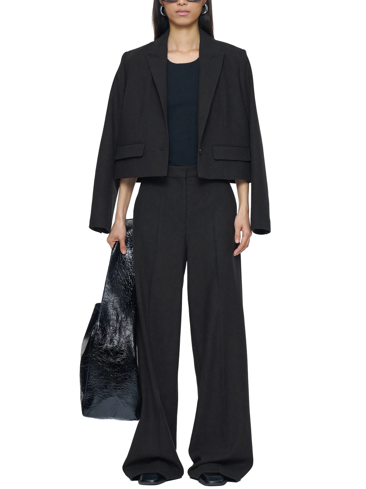 Alana Flannel Wool Trousers