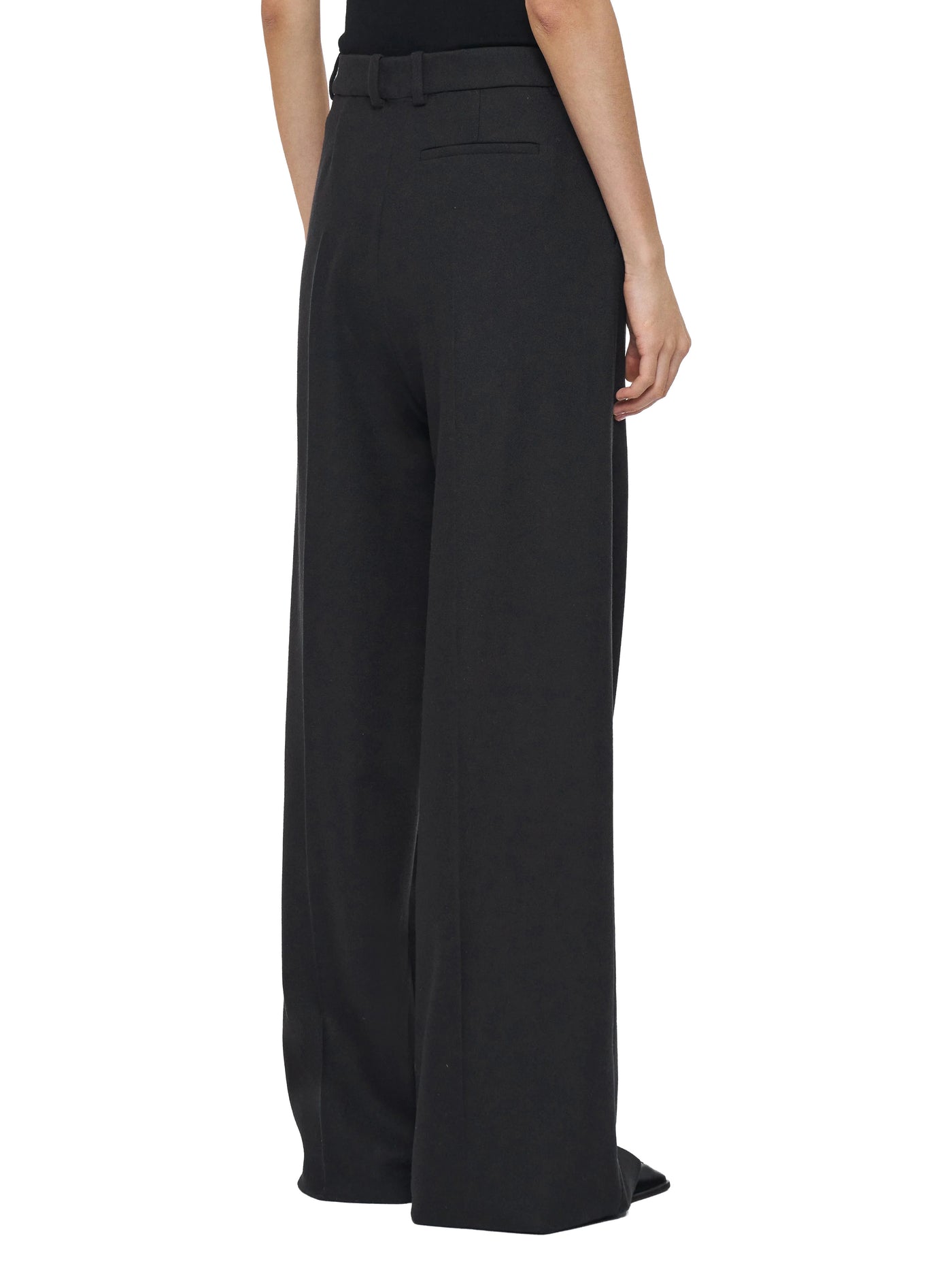 Alana Flannel Wool Trousers
