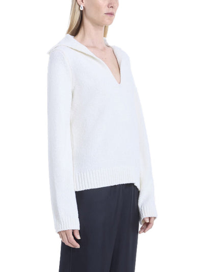 BAHIA Bouclette V Neck Sweater