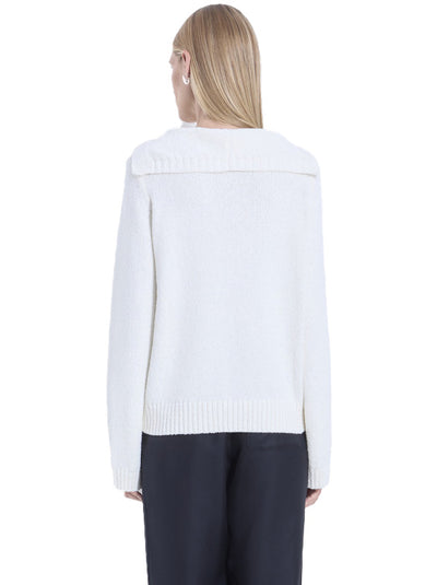 BAHIA Bouclette V Neck Sweater