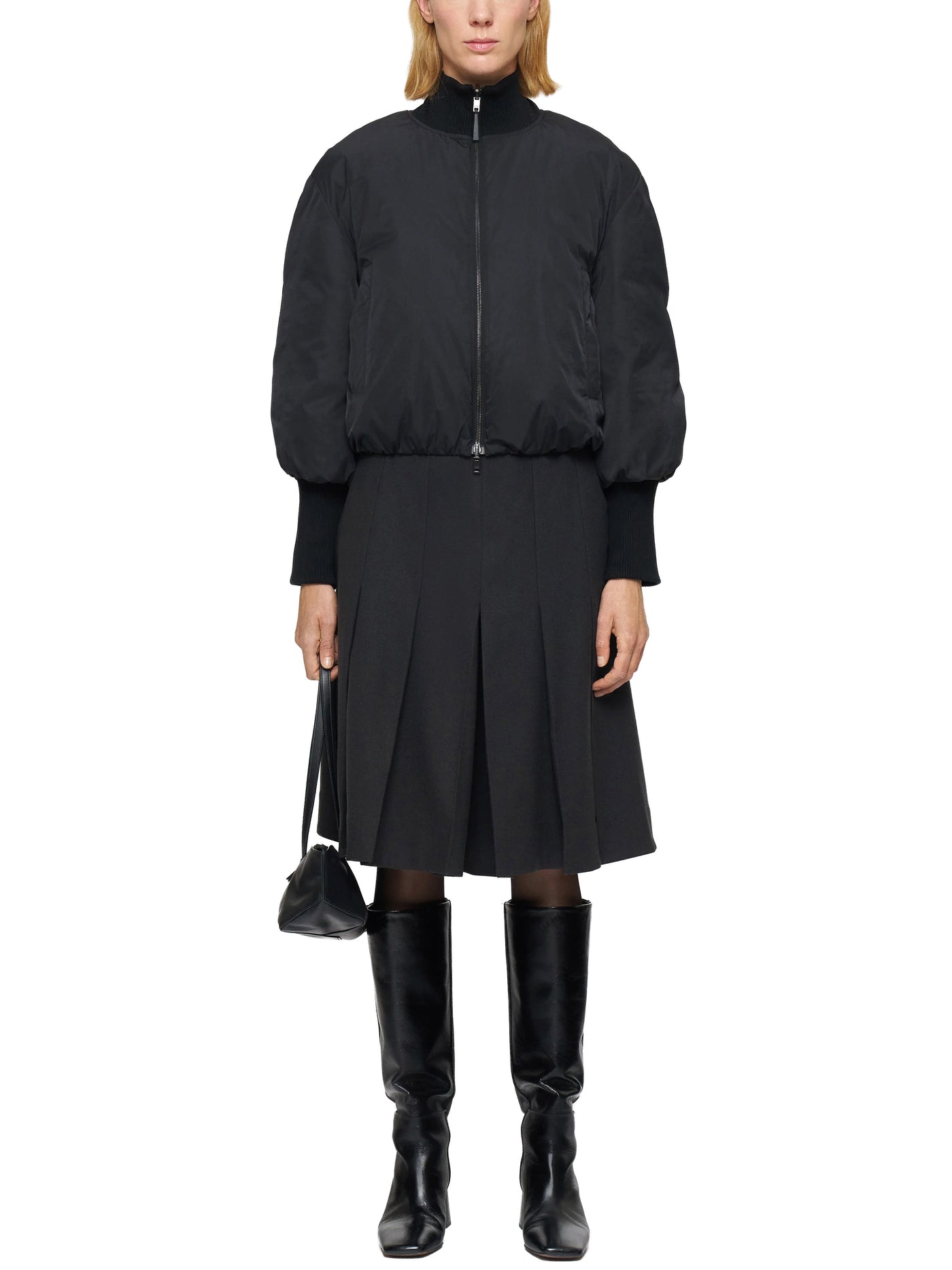 Bart Padded Duck Down Bomber Jacket