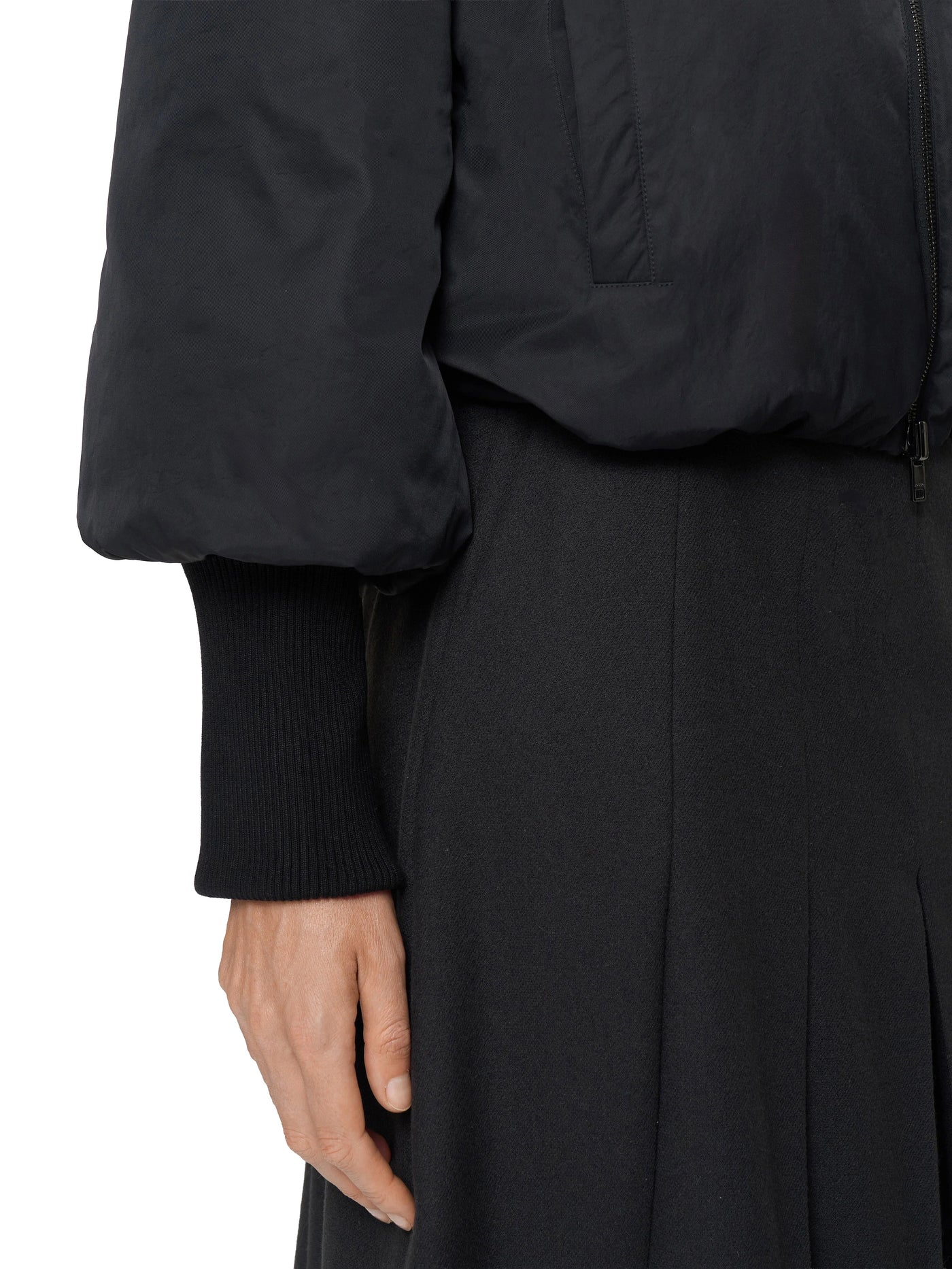 Bart Padded Duck Down Bomber Jacket