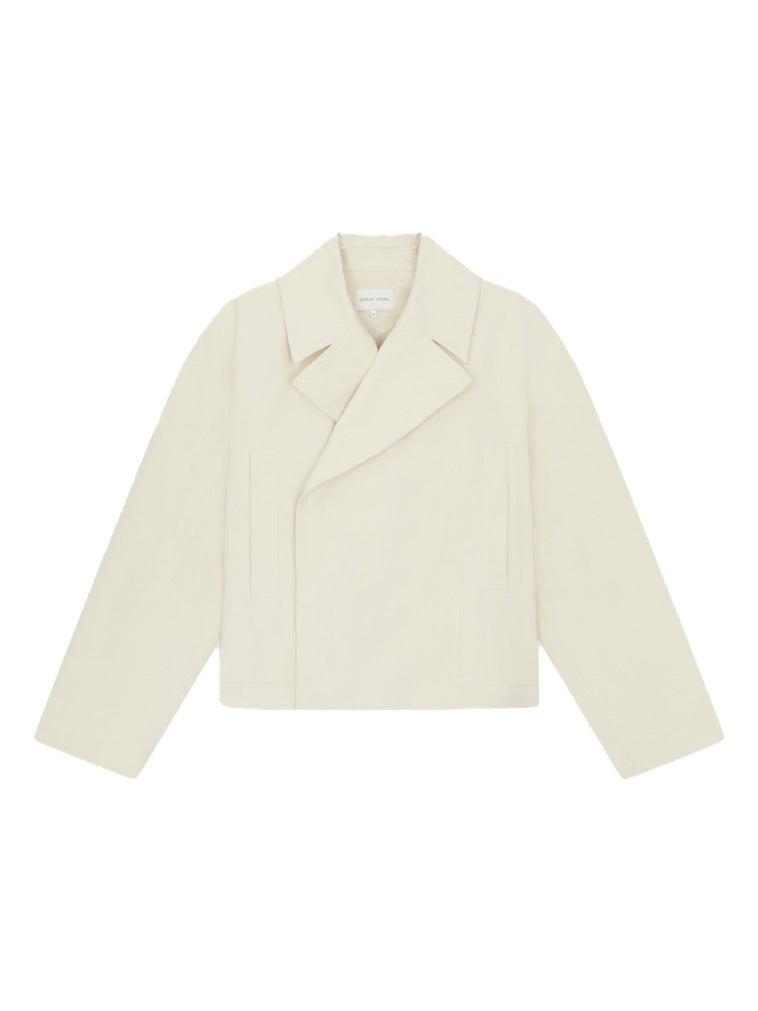 COEN Cotton Gabardine Asymmetrical Jacket