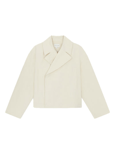 COEN Cotton Gabardine Asymmetrical Jacket