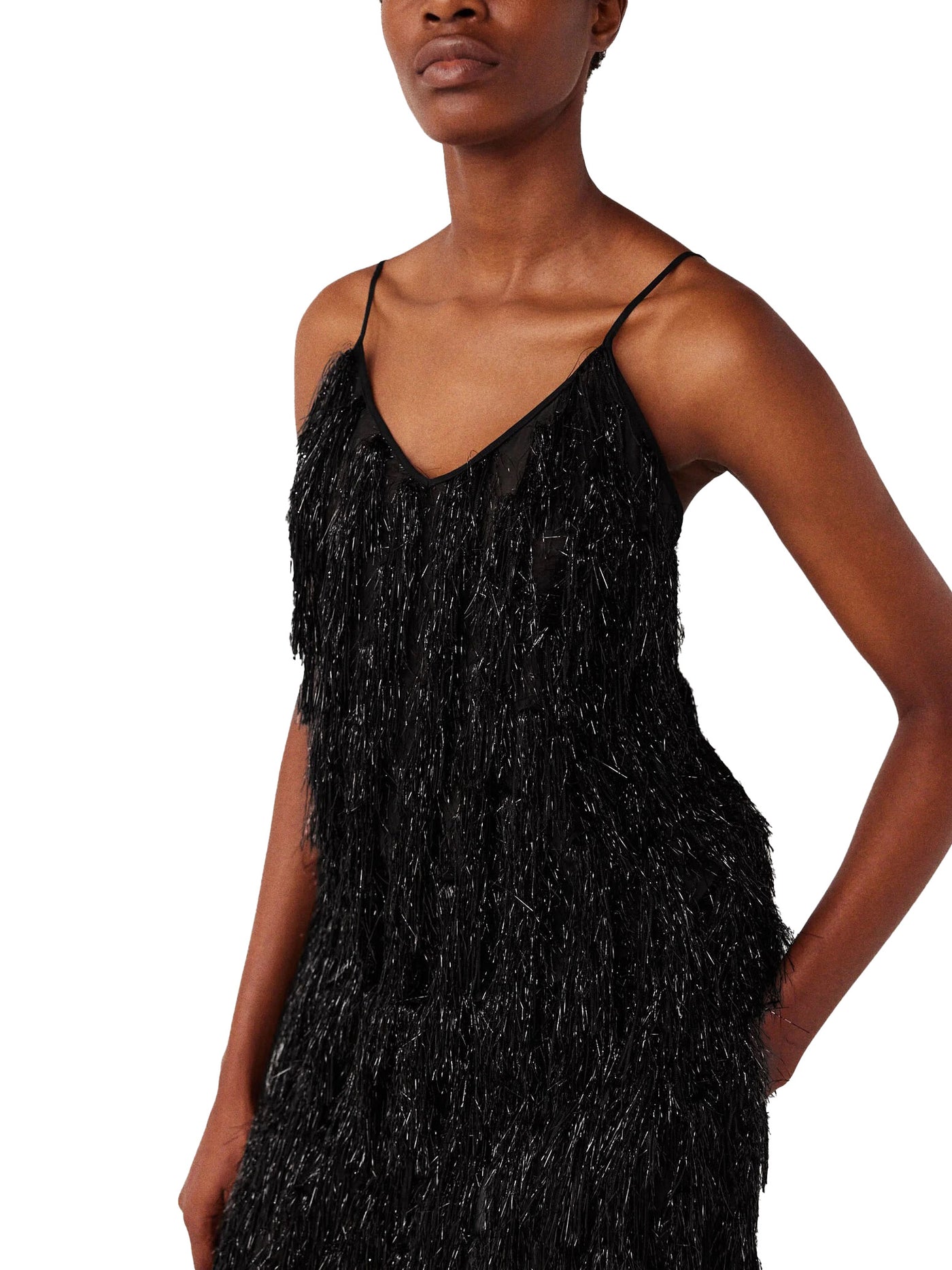 Tinsel Deatailed Cami Top