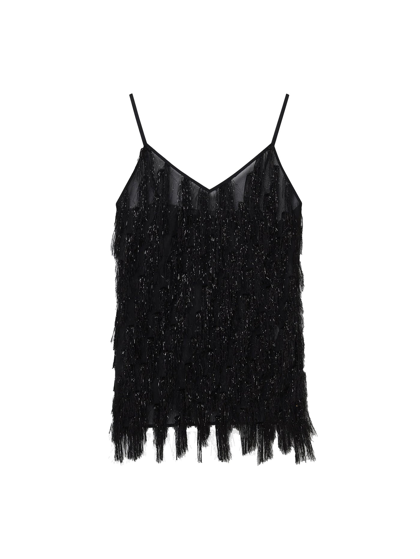 Tinsel Deatailed Cami Top