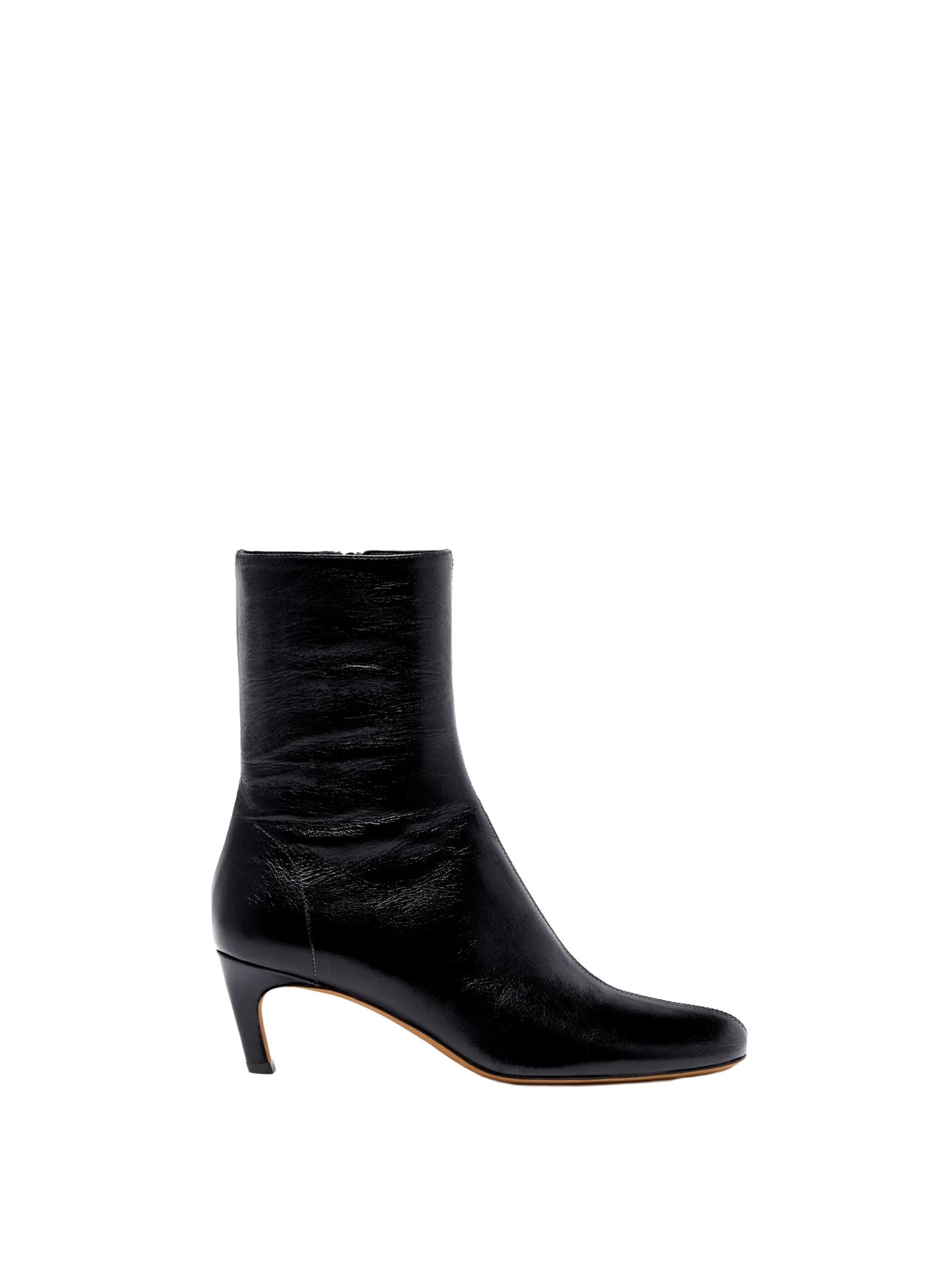 Uma Ankle Boots in Slick Calf in Black