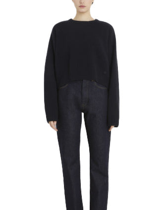 BRUZZI Wool Cashmere Sweater in Black