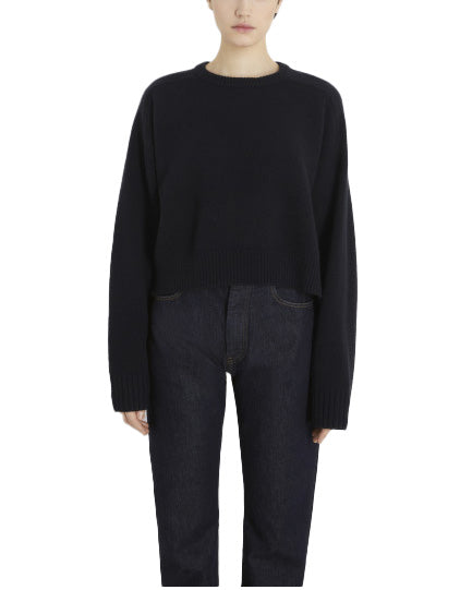 BRUZZI Wool Cashmere Sweater in Black