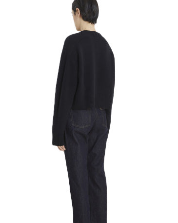 BRUZZI Wool Cashmere Sweater in Black