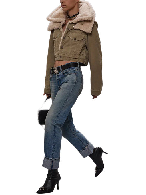 Cuffed Romeo Jean in Merrin Blue