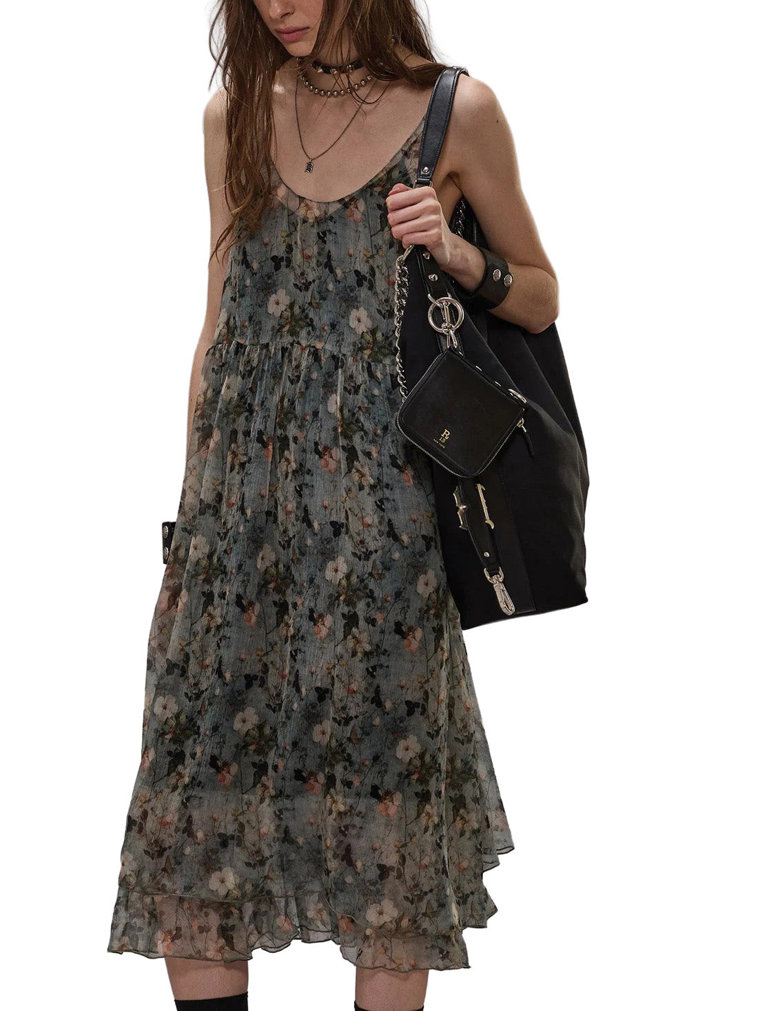 Gathered Tank Dress