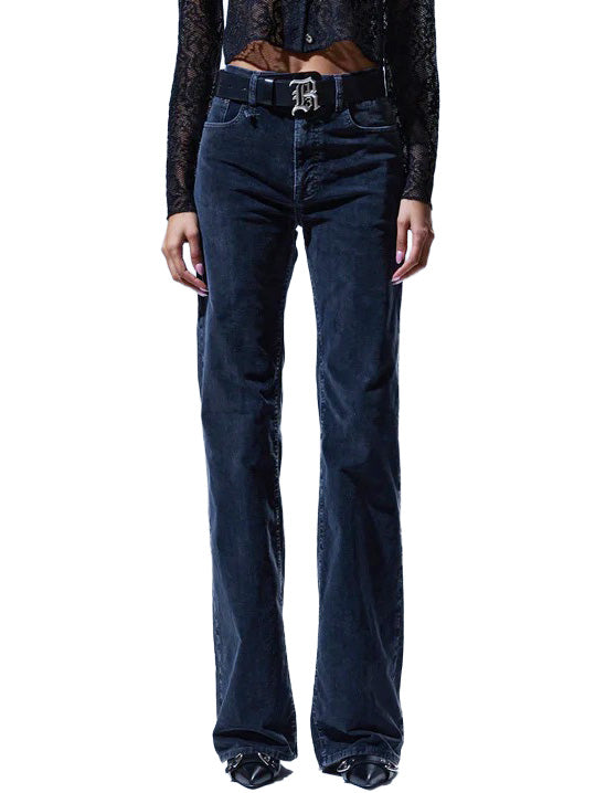 Jane Jean in Obsidian Stretch Cord Black