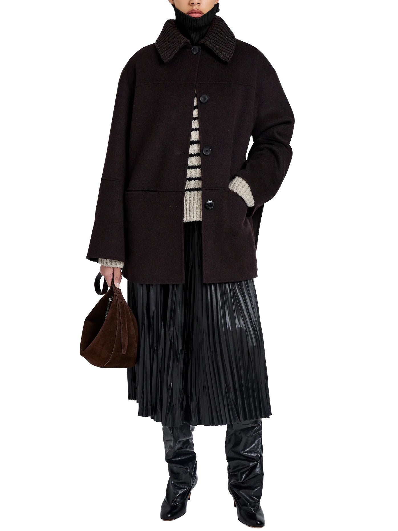 Lisa Coat in Double Face Wool