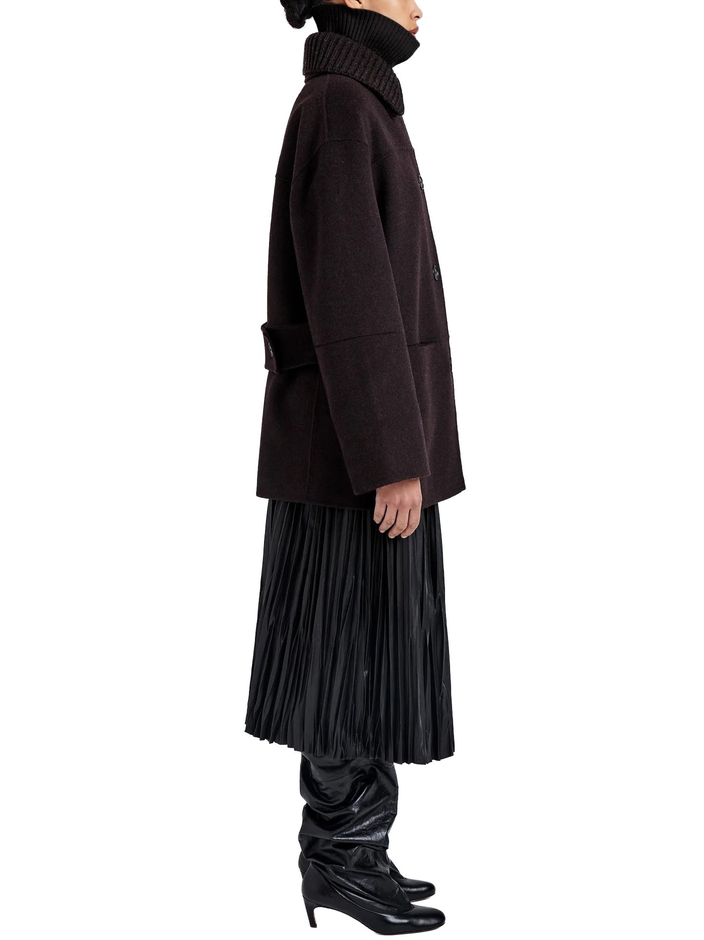 Lisa Coat in Double Face Wool