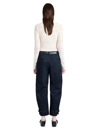 Kay Pant in Cotton Twill in Black