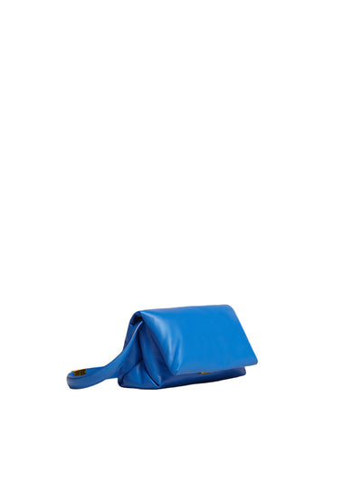 Small Blue Calfskin Prisma Bag