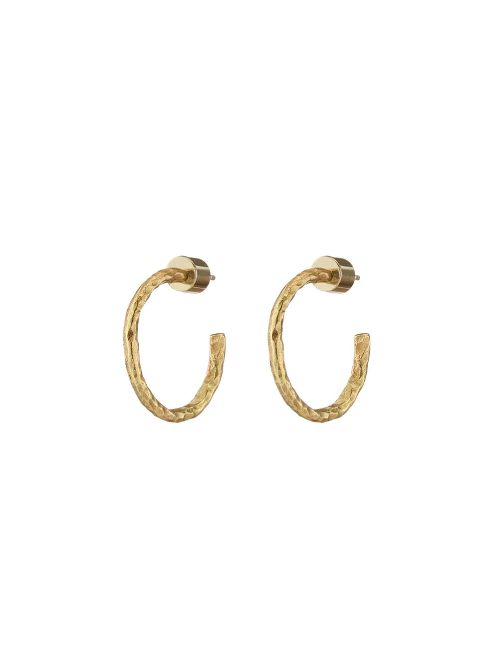 Sarah Huggie Hoops in 10K Yellow Gold Plated Brass