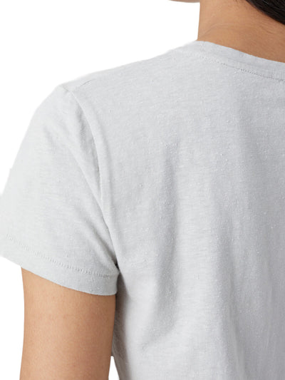 Basic Cotton T-Shirt in Grey Alabaster
