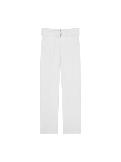Otala Low-Rise Pants in Off White