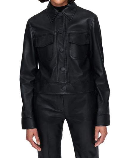 Nappa Leather Granville Jacket in Black