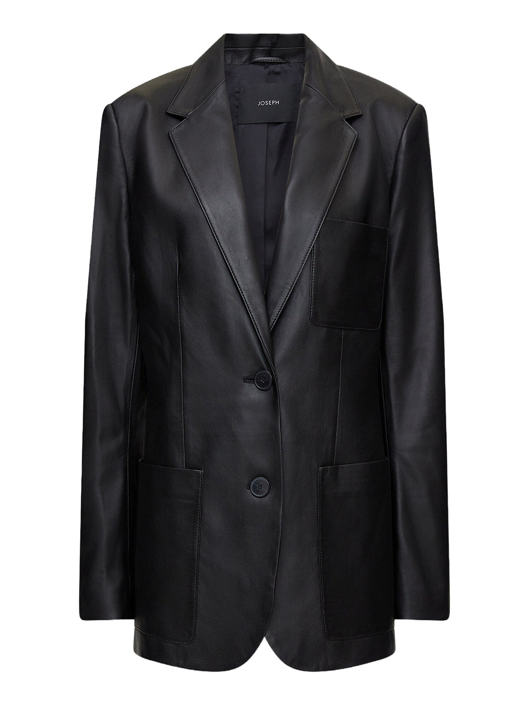 Nappa Leather Jacques Jacket in Black