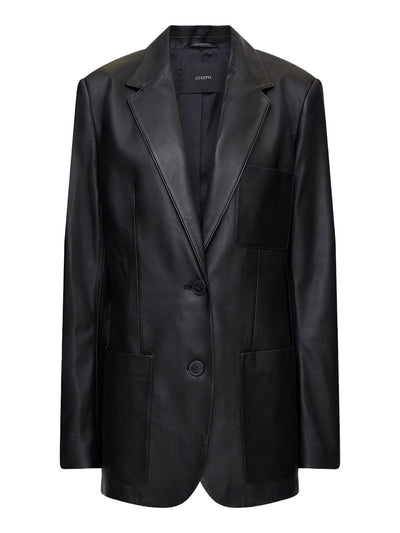 Nappa Leather Jacques Jacket in Black
